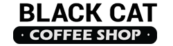 Black Cat Coffee Shop logosu