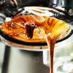 Portafiltreden akan espresso